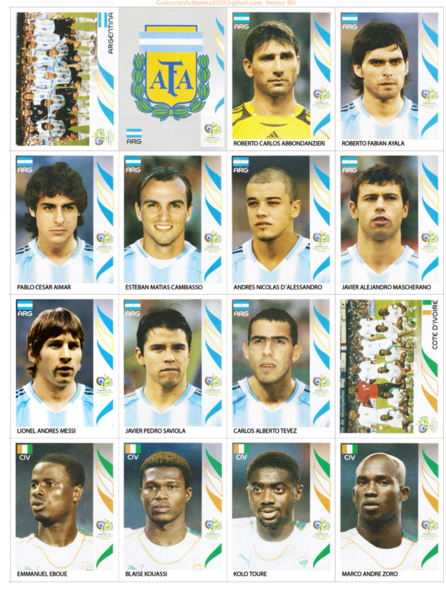 Álbum Mundial Alemania 2006 - PDF Imprimible