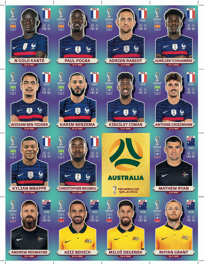 Álbum Mundial Qatar 2022 — PDF Imprimible