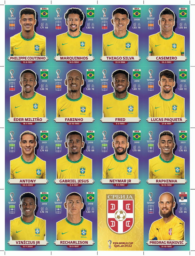 Álbum Mundial Qatar 2022 — PDF Imprimible